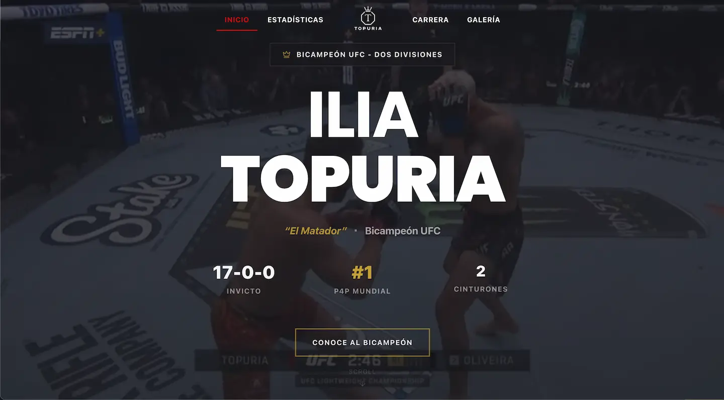 Ilia Topuria Official